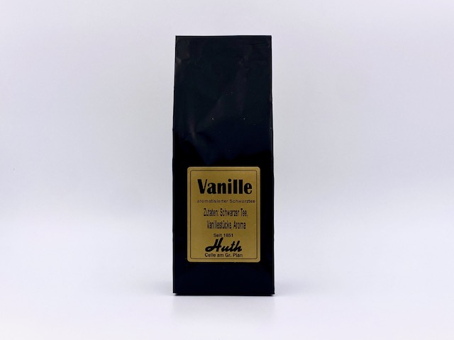 aromat. schwarzer Tee - Vanille (mit Vanillestücken)