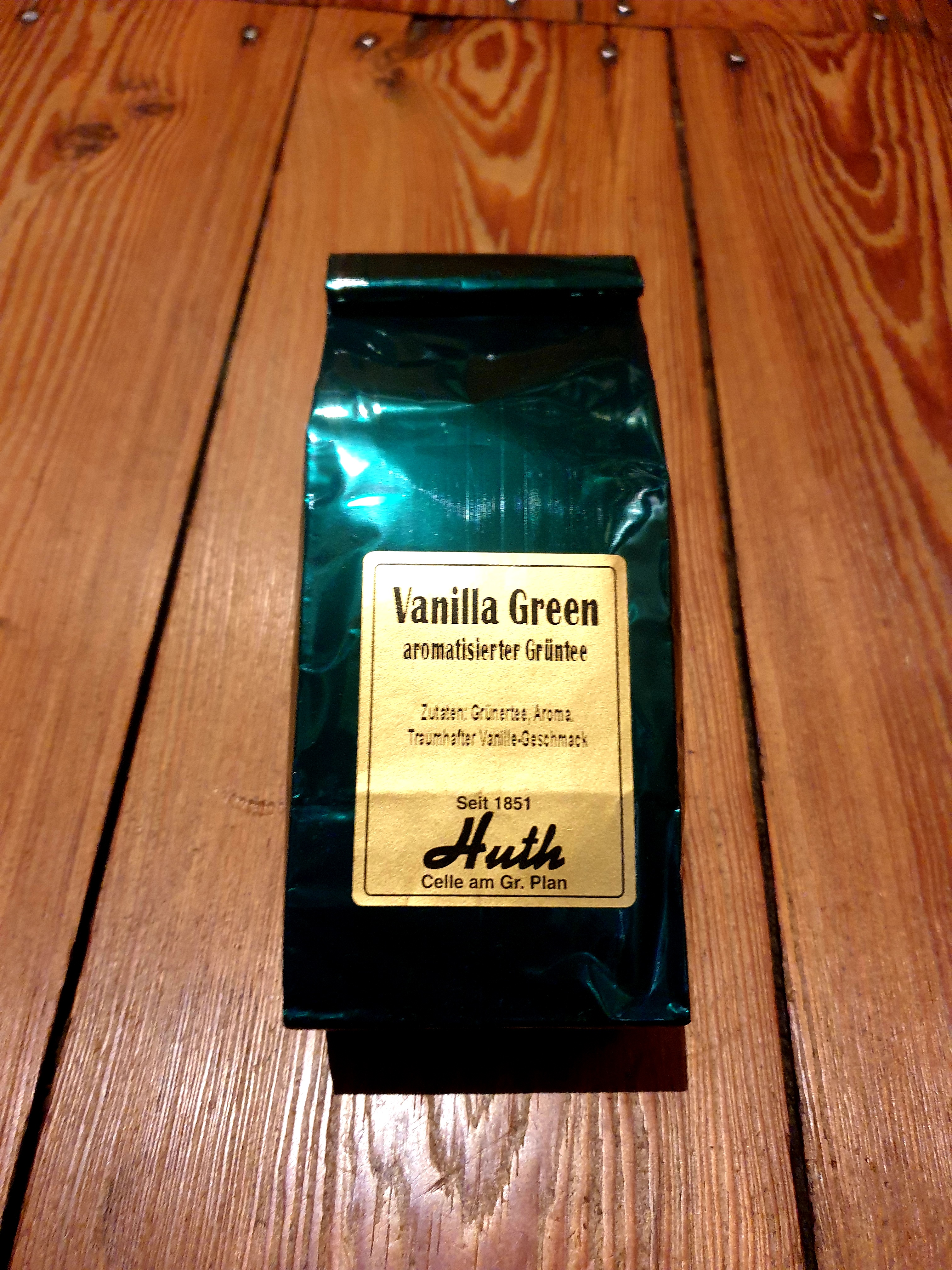 aromat. grüner Tee - Grüne Vanille 